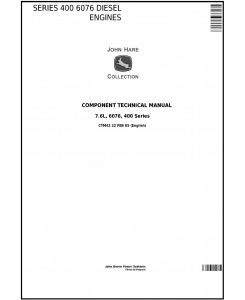 CTM42 - John Deere - Powertech Series 400 6076 Diesel Engines Component Technical Manual