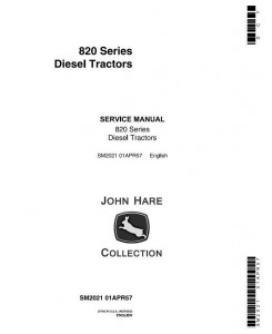 SM2021 - John Deere 820, 830, 80 Series Diesel Tractor Technical Service Manual