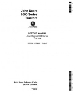 SM2036 - John Deere 2010 Wheel Tractors Service Technical Manual