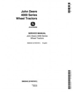 SM2042 - John Deere 4010 Tractors Service Technical Manual