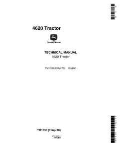 TM1030 - John Deere 4620 Tractors Diagnostic and Repair Technical Service Manual