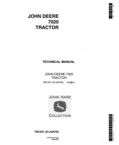 TM1031 - John Deere 4WD Articulated Tractors Technical Service Manual