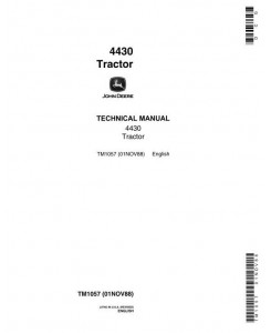 TM1057 - John Deere 4430 Row Crop Tractors (SN.before 033108) Technical Service Manual