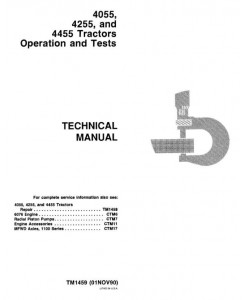 TM1459 - John Deere 4055, 4255, 4455 Tractors Diagnosis and Tests Service Technical Manual