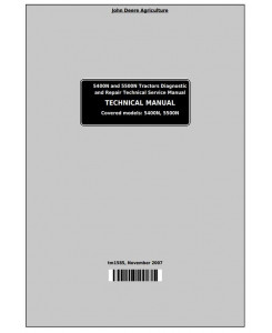 TM1585 - John Deere Tractors 5400N and 5500N All Inclusive Technical Service Manual