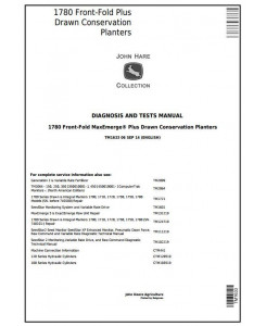 TM1633 - John Deere 1780 Front-Fold Drawn Conservation Planters Diagnostic and Tests Service Manual