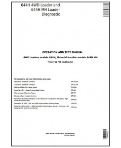 TM1637 - John Deere 644H 4WD Loader and 644H MH Material Handler Diagnostic and Test Service Manual