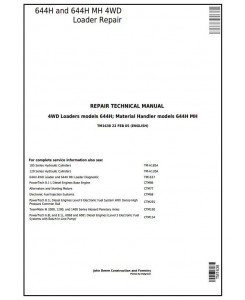 TM1638 - John Deere 644H 4WD Loader and 644H MH Material Handler Service Repair Technical Manual