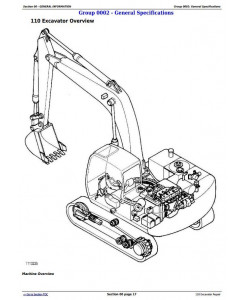 TM1658 - John Deere 110 Excavator Service Repair Technical Manual