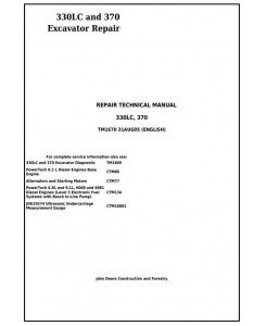 TM1670 - John Deere 330LC and 370 Excavator Service Repair Technical Manual