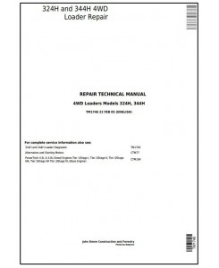 TM1746 - John Deere 324H and 344H 4WD Loaders Service Repair Technical Manual