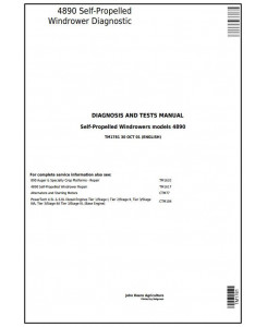 TM1781 - John Deere 4890 Self-Propelled Hay and Forage Windrower Diagnostic and Tests Service Manual