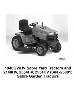 Sabre 1948GV, 2354HV, 1948HV, 2148HV, 2554HV Yard and Garden Tractors Technical Manual TM1841