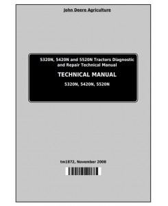 TM1872 - John Deere Tractors 5320N, 5420N, 5520N (North America) All Inclusive Technical Service Manual