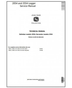 TM2016 - John Deere 2054 Delimber and 2554 Harvester Logger Technical Service Manual