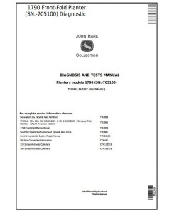 TM2059 - John Deere 1790 Front-Fold Planters (SN.-705100) Diagnostic and Tests Service Manual