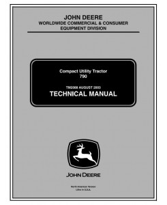 TM2088 - John Deere 790 Compact Utility Tractors Technical Service Manual