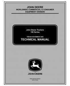 TM2328CCE - John Deere 102, 115, 125, 135, 145, 155C, 190C Lawn, Yard Tractor Technical Service Manual