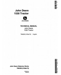 TM4280 - John Deere 1530 Tractors Technical Service Manual
