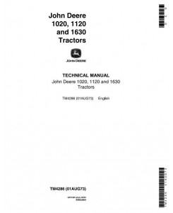 TM4286 - John Deere 1020, 1120, 1630 Tractors Technical Service Manual