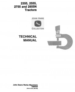 TM4434 - John Deere 2355, 2555, 2755, 2855N Tractors Service Repair Manual