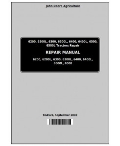 TM4523 - John Deere Tractors 6200,6200L, 6300,6300L, 6400,6400L, 6500,6500L Service Repair Technical Manual
