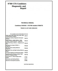 TM4635 - John Deere 9780 CTS Combines (SN. 000001 - 072799) Diagnostic and Repair Technical Manual