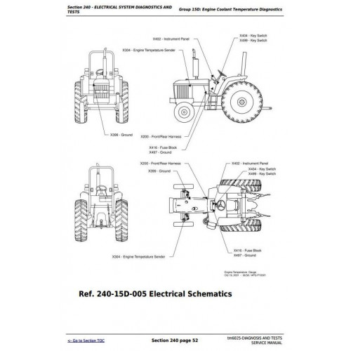 TM6025 - John Deere Tractors 6403, 6603 (North America) Diagnosis and Tests  Service Manual John Deere 300 Wiring Diagram SELL MANUAL