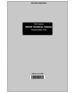 TM8132 - John Deere 7515 2WD or MFWD Tractors Service Repair Technical Manual