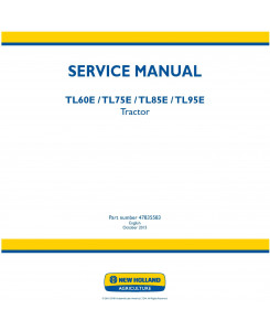 New Holland TL60E, TL75E, TL85E, TL95E Tractor Service Manual