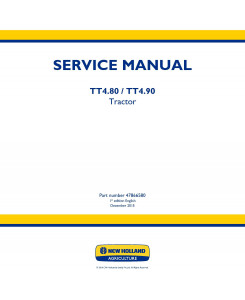 New Holland TT4.80, TT4.90 Tractor Service Manual