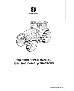 New Holland G170, G190, G210, G240 HP Tractors Service Manual