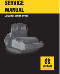 New Holland CV1100, CV1500 Compactors Service Manual