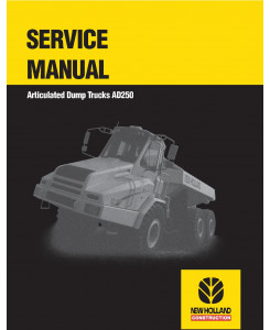 New Holland AD250 Articulated Dump Truck Service Manual