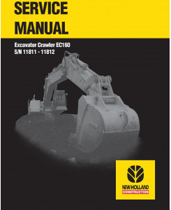 New Holland EC160 Hydraulic Excavator Service Manual