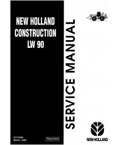 New Holland LW90 Wheel Loader Service Manual