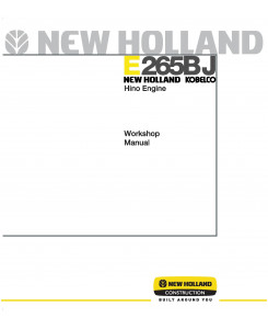New Holland E265BJ Hino, Crawler Excavators Service Manual