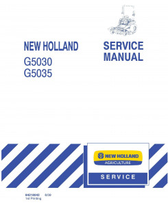 New Holland G5030, G5035 Zero Turn Mower Service Manual