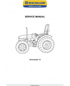 New Holland Workmaster 75, Workmaster 65 Tractor Complete Service Manual