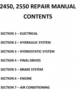 New Holland 2450, 2550 Speedrower Windrower Service Manual