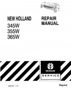 New Holland 345w, 355w, 365w Header Service Manual