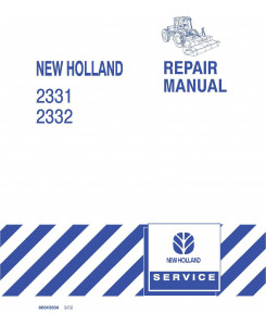 New Holland 2331, 2332 Disc Header for TV140 Service Manual