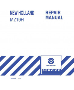 New Holland MZ19H Zero Turn Radious Mower Service Manual