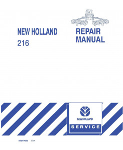 New Holland 216 Unitized Rake Service Manual