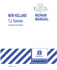 New Holland TJ275, TJ325, TJ375, TJ425, TJ450, TJ500 Tractors Complete Service Manual