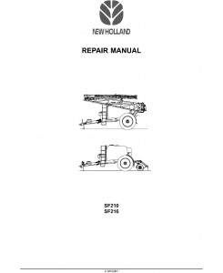 New Holland SF210, SF216 Field Sprayer Service Manual
