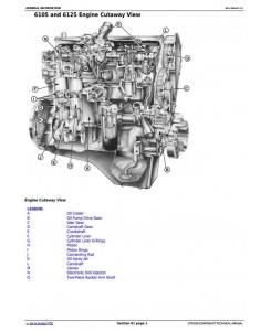 CTM100 - John Deere PowerTech 10.5L (6105) & 12.5L (6125) Diesel Base Engine Component Technical Manual