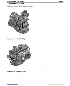 CTM104619 - John Deere PowerTech 6068 Diesel Engine S.N.6068HFC93 (Interim Tier4, Level 23 ECU) Technical Manual