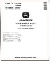 John Deere E330LC (SN. from C600002, D600025) Crawler Excavators Repair Manual (TM13111X19)